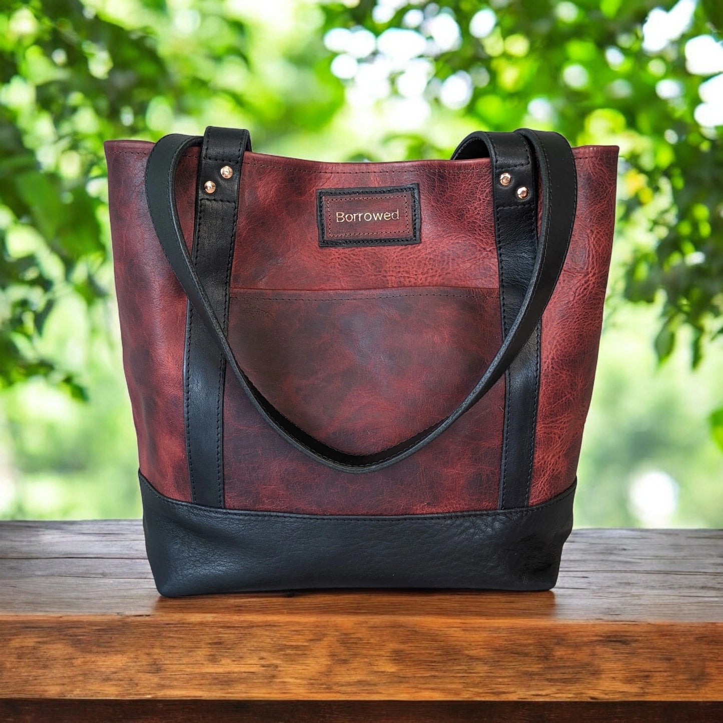 Bison Leather Tote