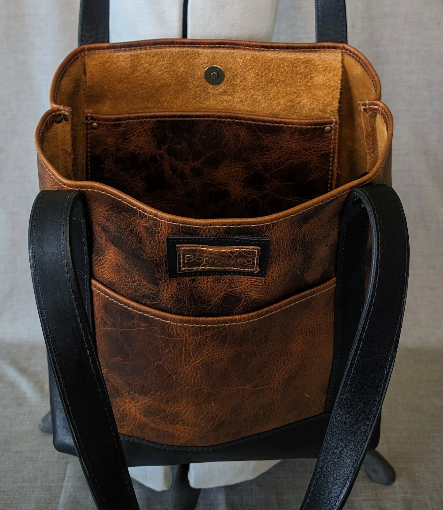 *** MADE TO ORDER *** Dark Umber Tote