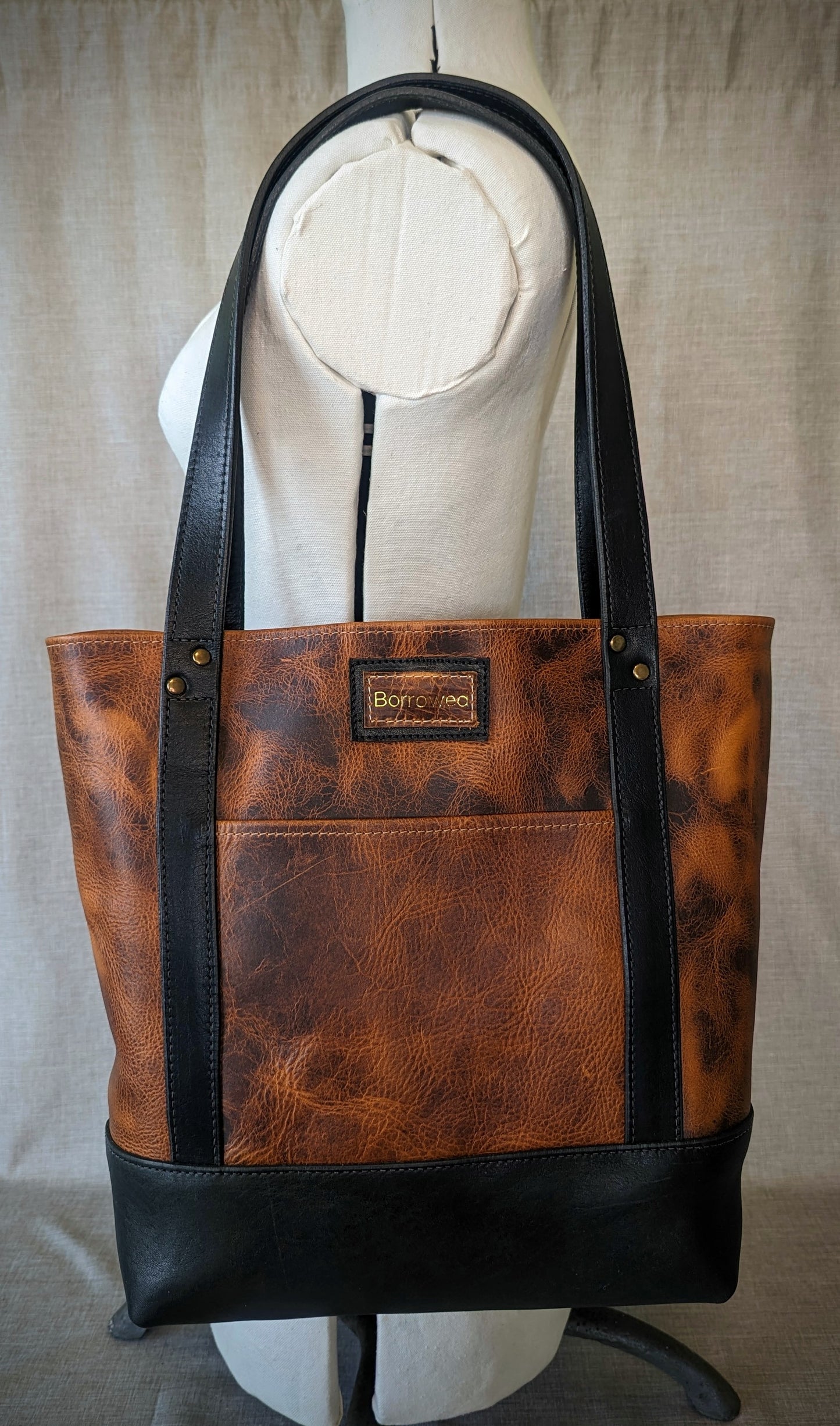 *** MADE TO ORDER *** Dark Umber Tote