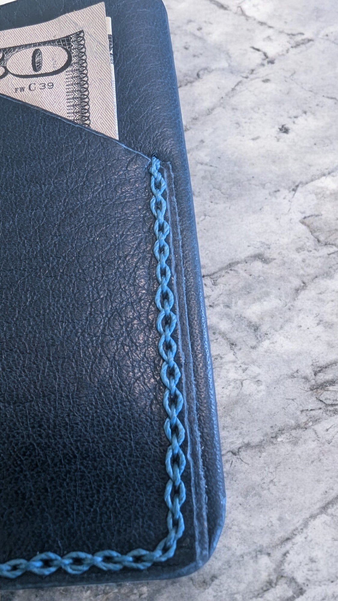 Cardholder w/ Decorative Stitch