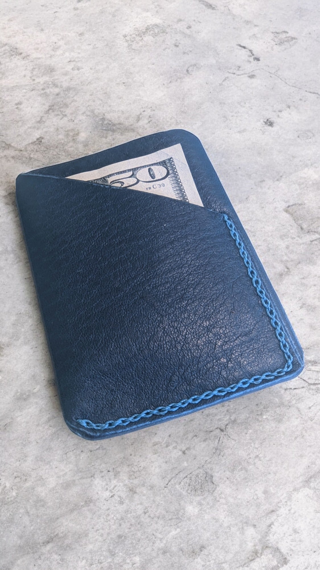 Cardholder w/ Decorative Stitch