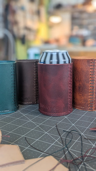 Leather Drink Sleeve for Cans
