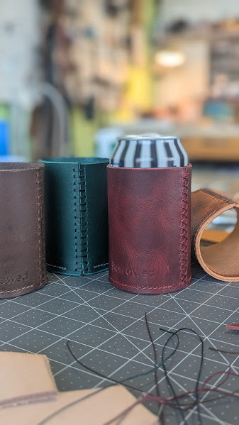 Leather Drink Sleeve for Cans