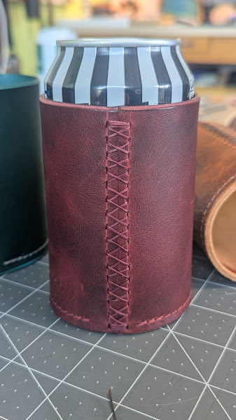 Leather Drink Sleeve for Cans