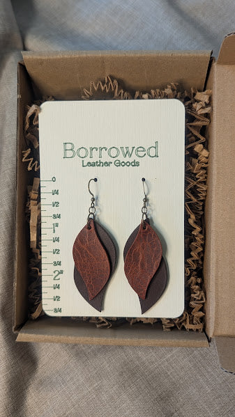 Stacked Two-Toned Earrings