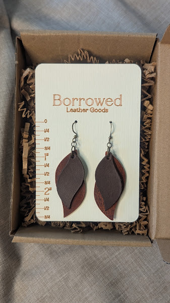 Stacked Two-Toned Earrings