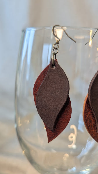 Stacked Two-Toned Earrings