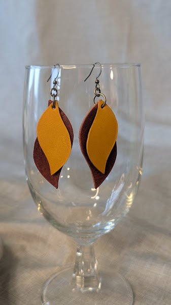 Stacked Two-Toned Earrings