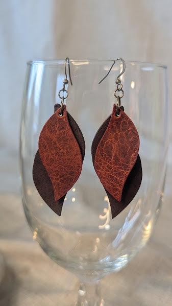 Stacked Two-Toned Earrings