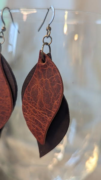 Stacked Two-Toned Earrings