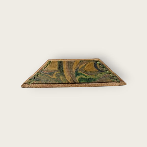 Marbled Leather Bookmark
