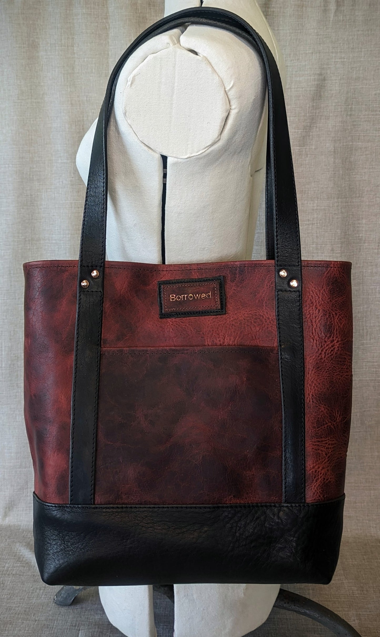 Bison Leather Tote