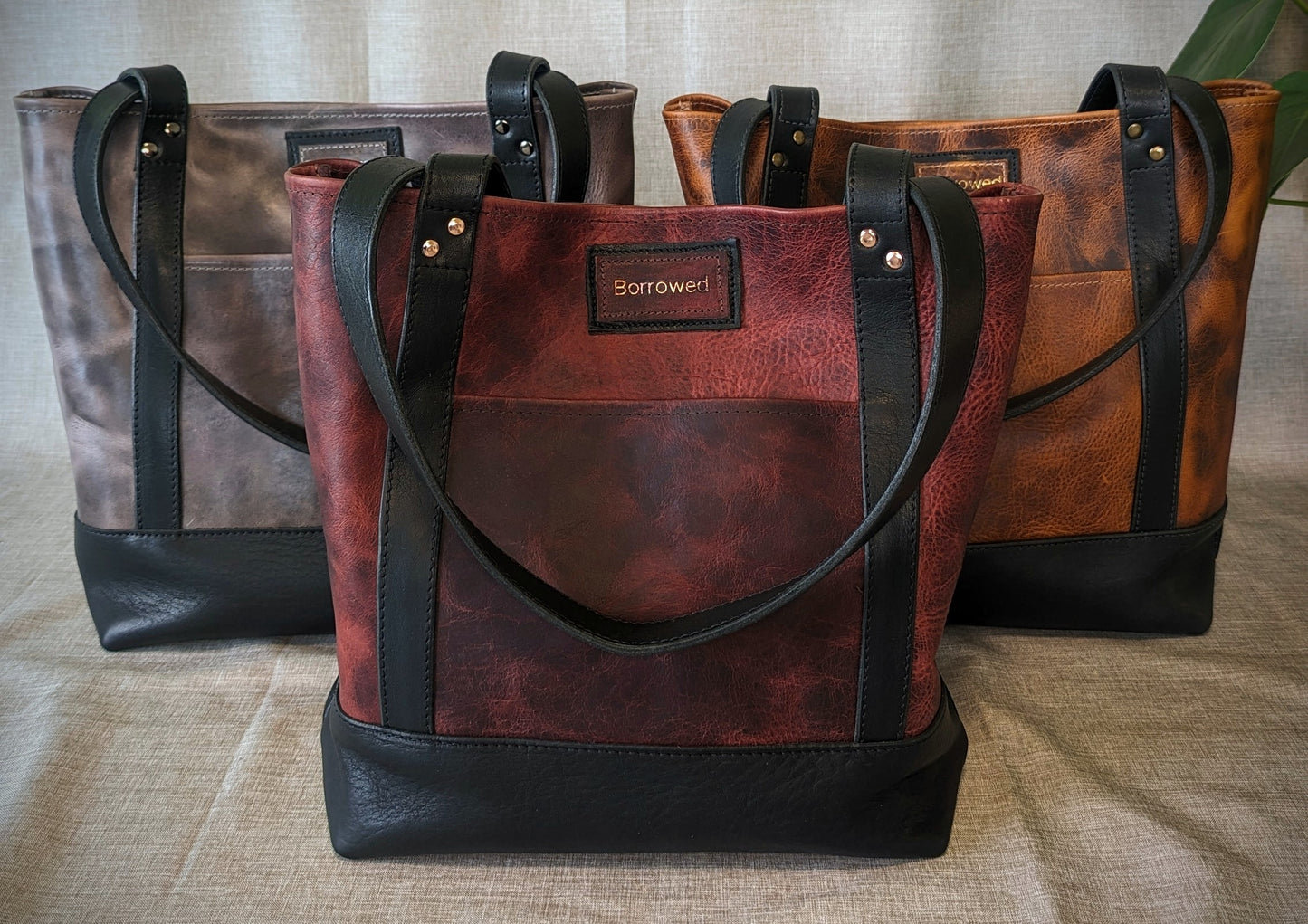 Bison Leather Tote