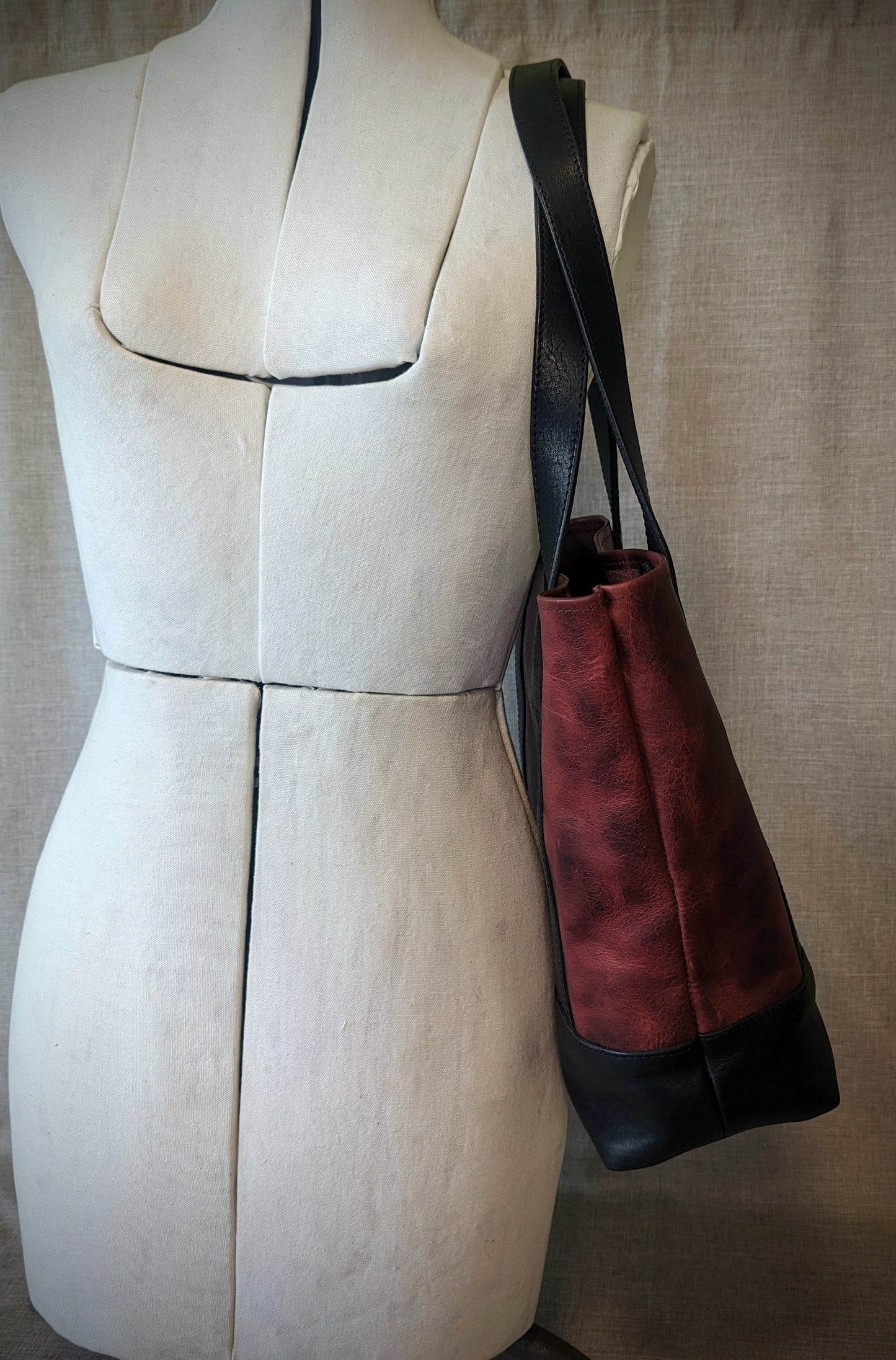 Bison Leather Tote