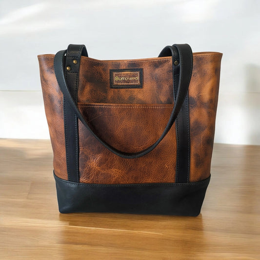 *** MADE TO ORDER *** Dark Umber Tote