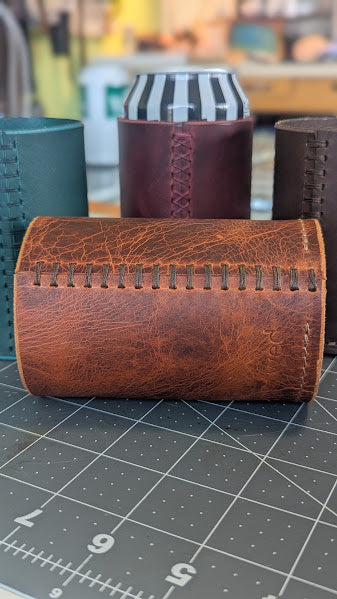 Leather Drink Sleeve for Cans