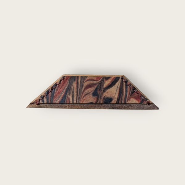 Marbled Leather Bookmark