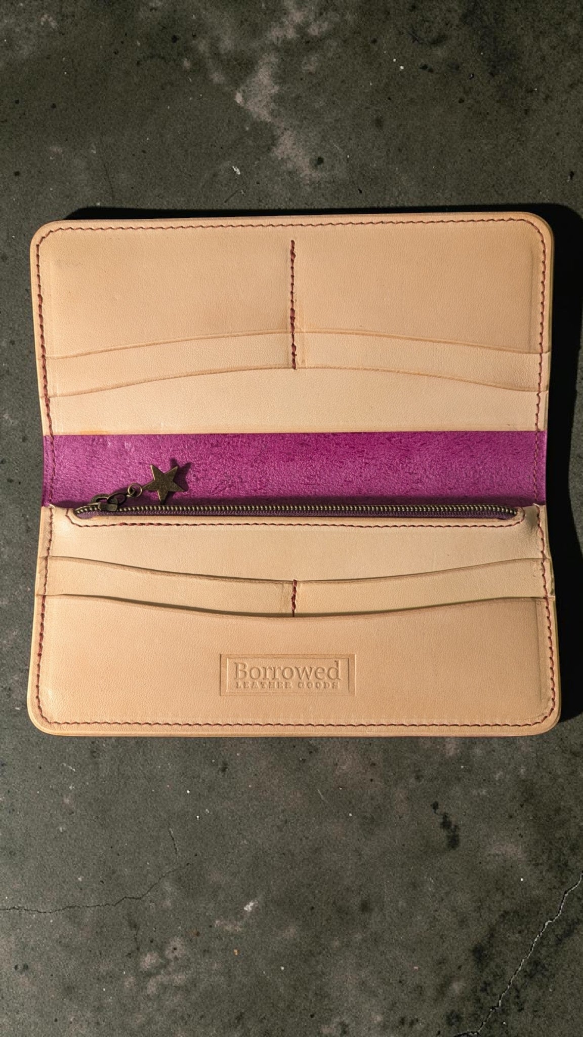 Long Wallet -- Plum