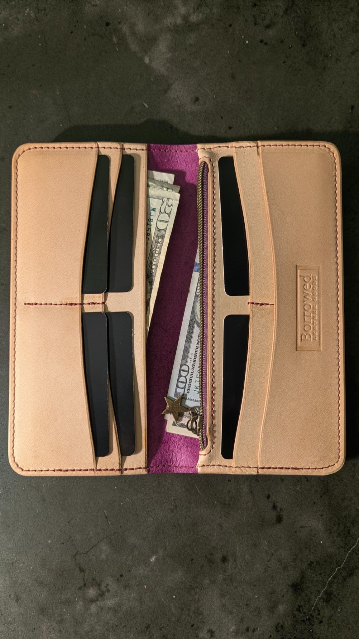 Long Wallet -- Plum